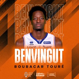 El pívot senegalés Boubacar Touré, nuevo fichaje del Valencia Basket.