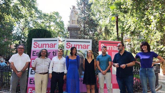 Presentación de la candidatura de Sumar en Granada.