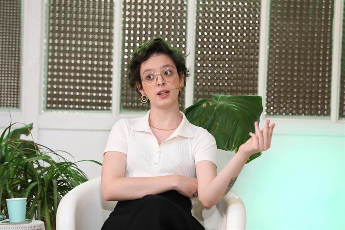 Archivo - La escritora y filósofa Elisabeth Duval  