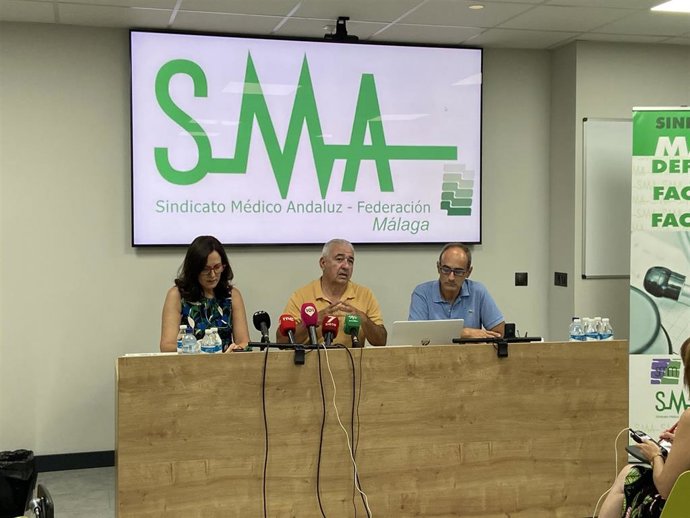 Rueda de prensa del Sindicato Médico de Málga
