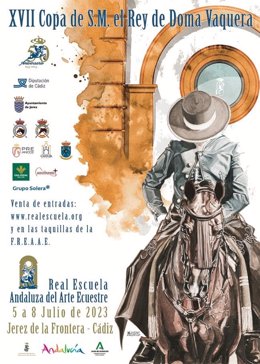 Cartel de la XVII edición de la Copa del Rey de Doma Vaquera.