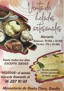 Gelats de les Clarisses de Gandia