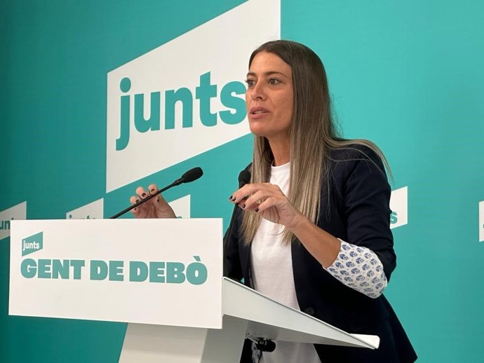 Archivo - La candidata de Junts al Congrés, Míriam Nogueras