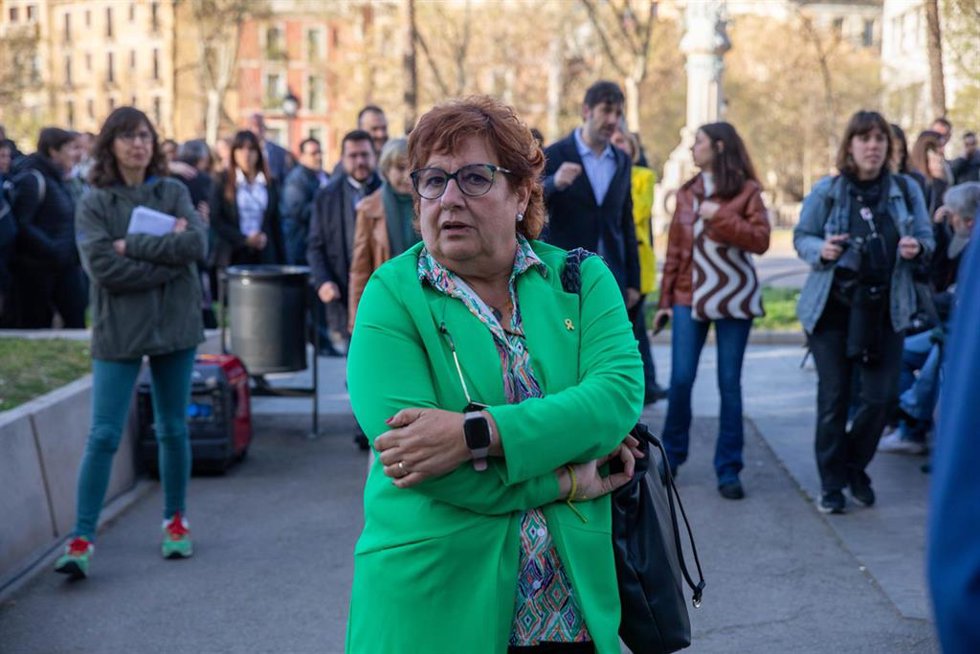 Archivo - La exconsejera de la Generalitat Dolors Bassa a su llegada a un juicio de la consellera de Acción Exterior y Unión Europea de la Generalitat, en el Tribunal Superior de Justicia de Catalunya (TSJC), a 29 de marzo de 2023, en Barcelona, Catalun