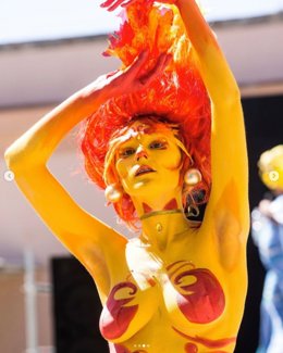 El centro comercial Bahía Sur acoge este viernes el mayor espectáculo de maquillaje corporal y música en vivo de España