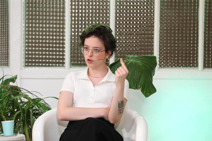 Archivo - La escritora y filósofa Elisabeth Duval  