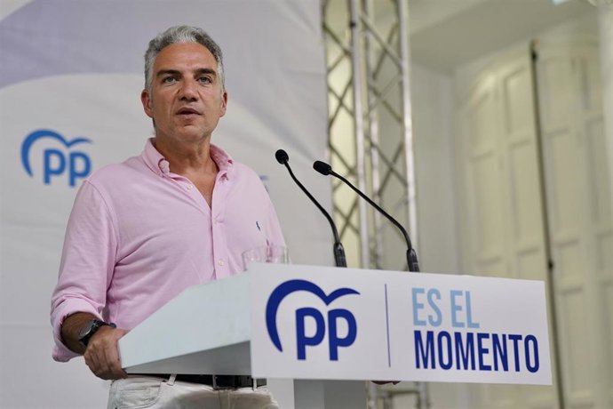 El coordinador general del PP, Elías Bendodo.