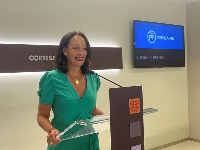 La diputada del PP en las Cortes de Aragón, Carmen Susín