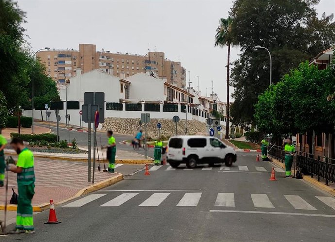 Saneamiento de los imbordales en Tomares (Sevilla)