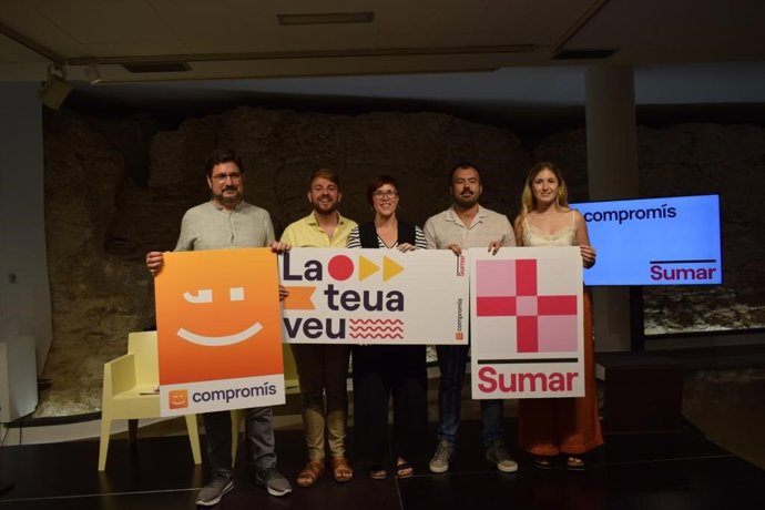 Presentación del programa de Compromís-Sumar para el 23J