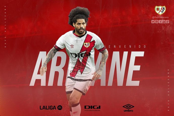 Aridane Hernández, nuevo jugador del Rayo Vallecano.