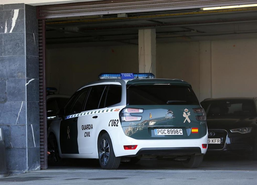 Archivo - Un coche de la Guardia Civil