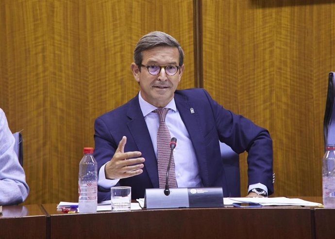 El consejero de Industria, Energía y Minas, Jorge Paradela, en Comisión Parlamentaria