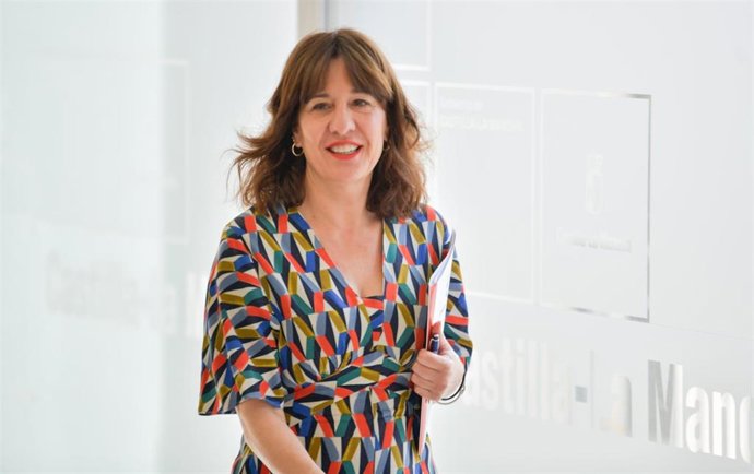 La portavoz del Gobierno de Castilla-La Mancha y consejera de Igualdad, Blanca Fernández, en foto de archivo  