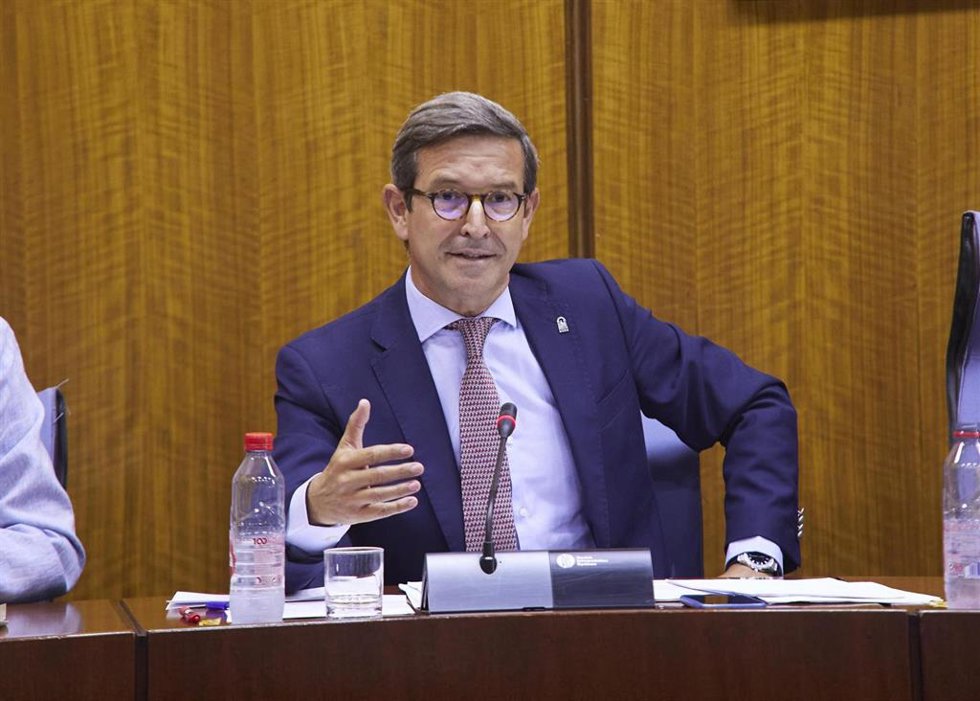 El consejero de Industria, Energía y Minas, Jorge Paradela, en Comisión Parlamentaria