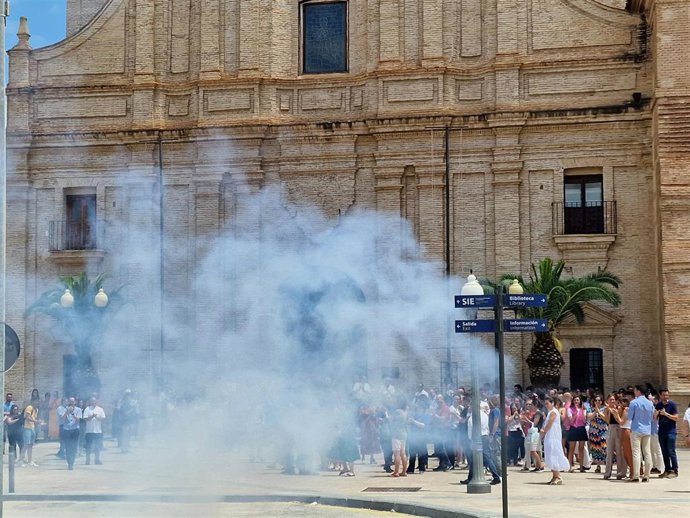 Celebración en Los Jerónimos por la aprobación del grado en Veterinaria