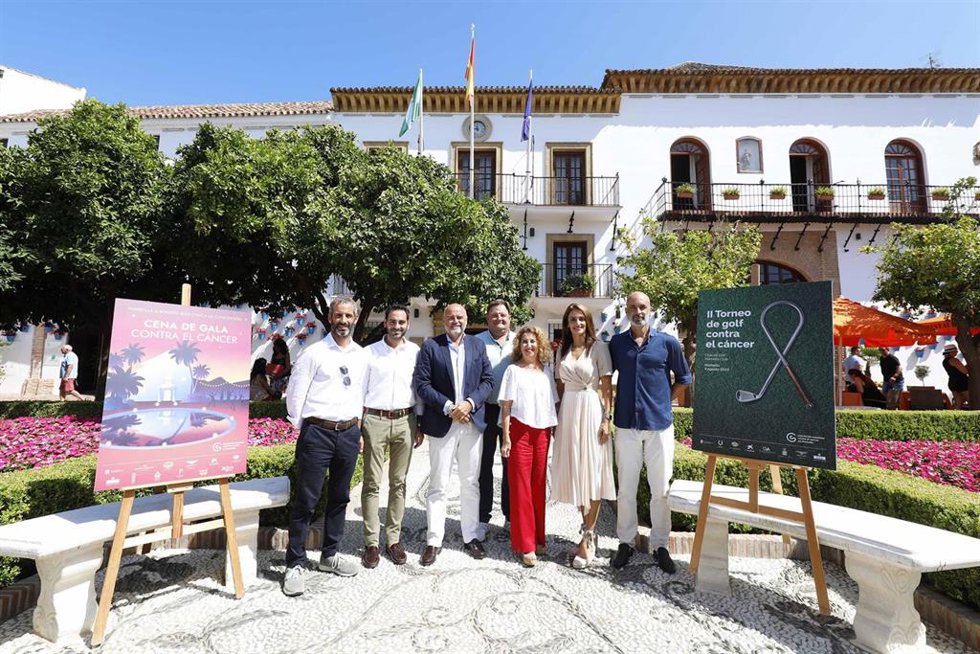 Presentación de la Gala contra el Cáncer y torneo de golf de AECC Marbella.