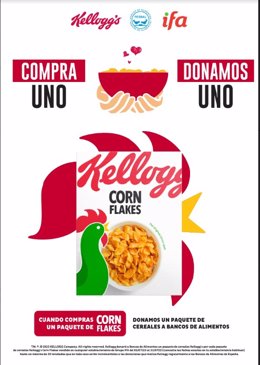 La acción solidaria 'Compra uno, donamos uno' de Kellogg's llega a 5.600 puntos de venta del Grupo IFA