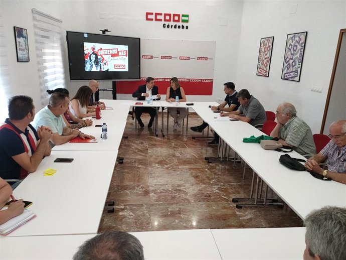 Reunión entre CCOO y Luis Planas ante el 23J.