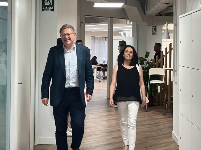 Puig y Torró llegan a la reunión de la Comisión Ejecutiva Nacional (CEN) del PSPV