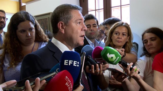 El presidente de C-LM electo, Emiliano García-Page