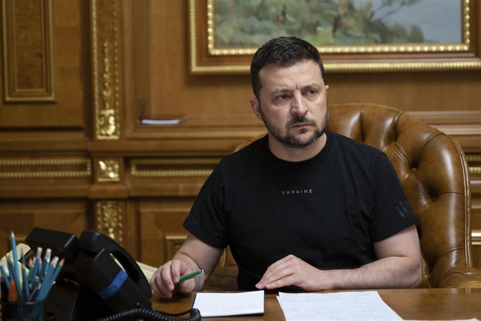El presidente de Ucrania, Volodimir Zelenski