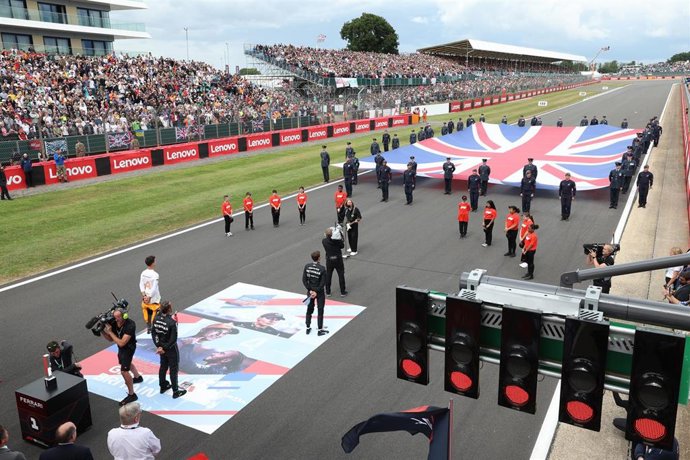 Archivo - Momentos previos al GP de Gran Bretaña 2022.