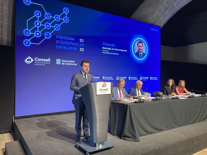 El president de la Generalitat, Pere Aragons