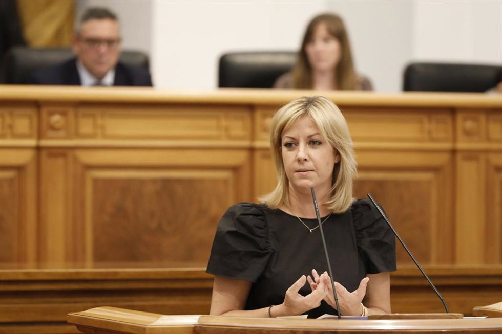 La portavoz del Grupo Parlamentario Socialista en las Cortes de Castilla-La Mancha, Ana Isabel Abengózar