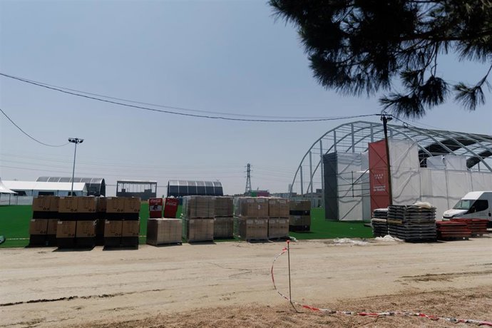 El nuevo espacio para macrofestivales donde se celebrará Mad Cool, a 29 de junio de 2023