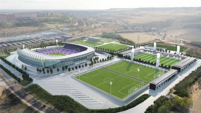 Archivo - Imagen del anteproyecto de la ampliación de la Ciudad Deportiva del Real Valladolid.