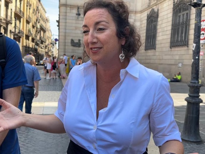 La portavoz del PSC en el Parlament, Alícia Romero