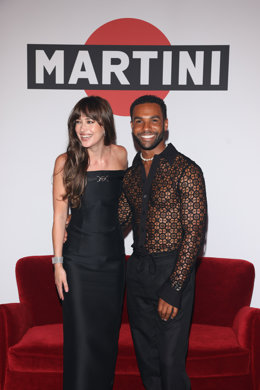 MILAN, ITALY - JULY 05: Dakota Johnson and  was spotted arriving at the MARTINI 160th celebration at Dazi Milan this evening on July 05, 2023 in Milan, Italy. (Photo by Stefania M. D'Alessandro/Getty Images for Martini)