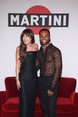 MILAN, ITALY - JULY 05: Dakota Johnson and  was spotted arriving at the MARTINI 160th celebration at Dazi Milan this evening on July 05, 2023 in Milan, Italy. (Photo by Stefania M. D'Alessandro/Getty Images for Martini)