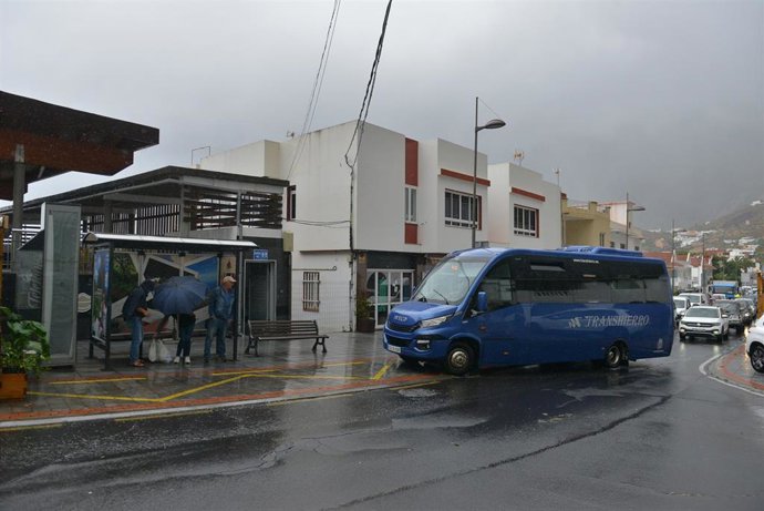 Primeras precipitaciones por la borrasca 'Óscar', a 6 de junio de 2023, en Frontera, El Hierro, Santa Cruz de Tenerife
