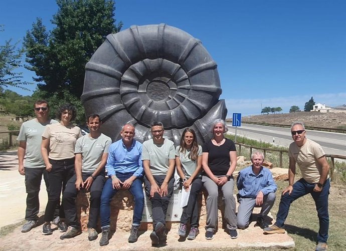 Representantes de la Junta y evaluadores de la Unesco.