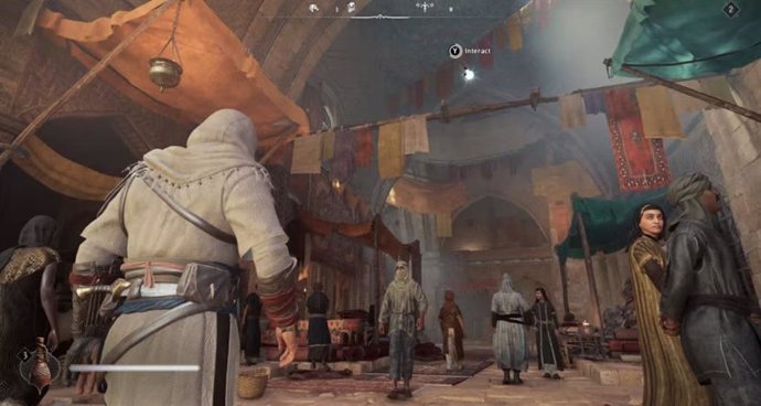 La función 'Historia de Bagdad' en Assassin's Creed Mirage.