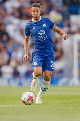 Archivo - Chelsea defender Cesar Azpilicueta (28) during the English championship Premier League football match between Chelsea and Newcastle United on 28 May 2023 at Stamford Bridge in London, England - Photo Toyin Oshodi / ProSportsImages / DPPI