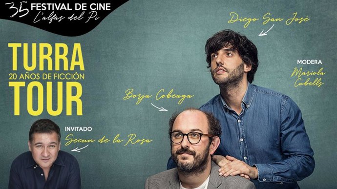 Diego San José, Borja Cobeaga y Secun de la Rosa llevan al Festival de Cine de l'Alfs su 'Turra Tour'
