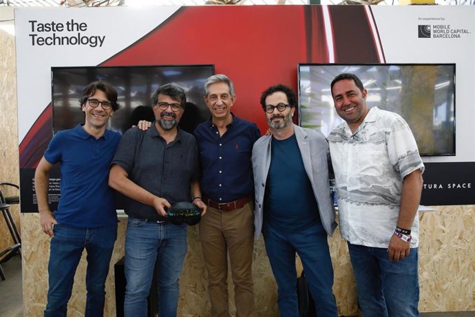 Pep Martorell, Genís Roca, Francesc Fajula, Enirc Jove y Jordi Herreruela.