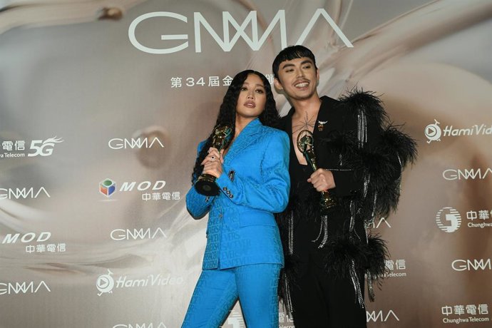 34Th Golden Melody Award For Best Male & Female Mandarin Singer: HUSH & A-Lin/ Photo: TTV
