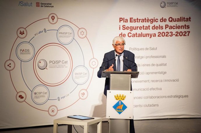 Manel Balcells en la presentación del plan este jueves en Salou (Tarragona)