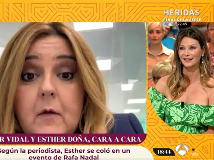 PILAR VIDAL Y ESTHER DOÑA EN 'Y AHORA SONSOLES'