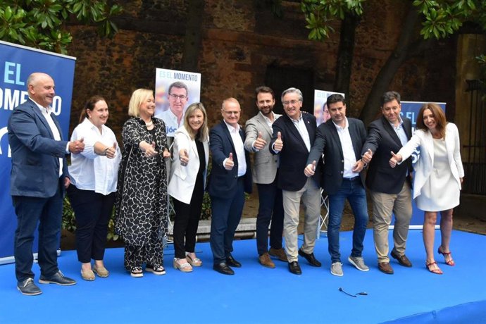 Acto de inicia de campaña del PP de Asturias.