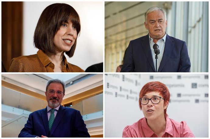 Diana Morant, Esteban González Pons, Carlos Flores y gueda Micó