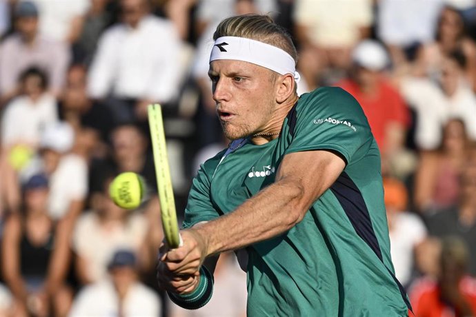 Archivo - Alejandro Davidovich Fokina, durante un partido.