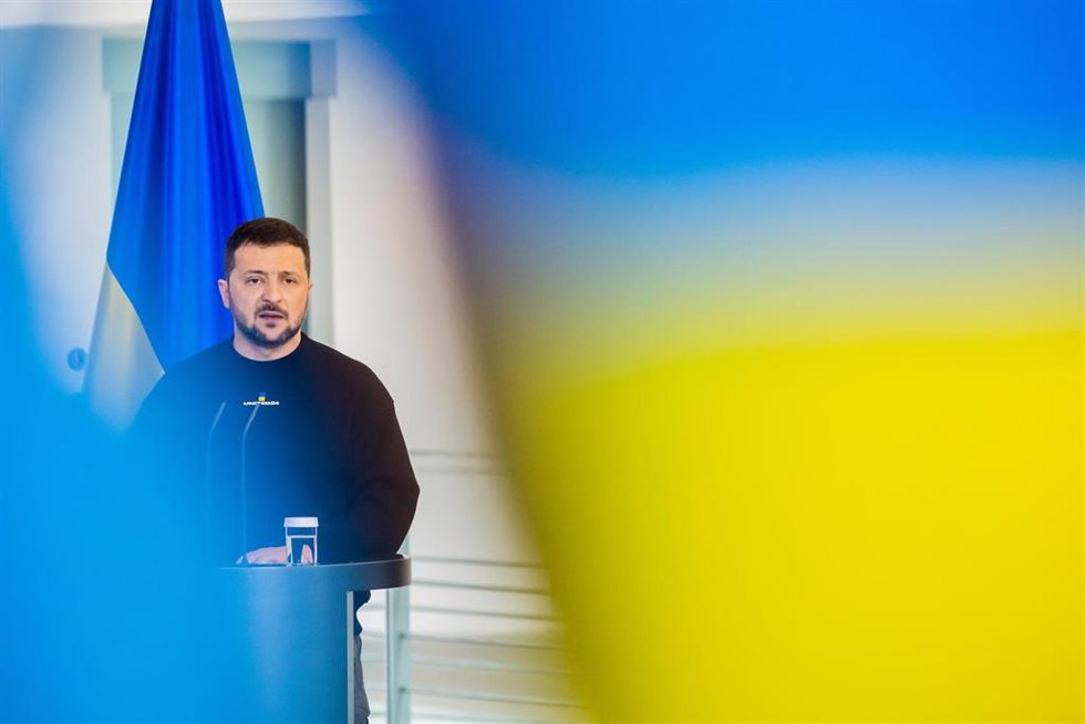 Archivo - El presidente de Ucrania, Volodimir Zelenski.