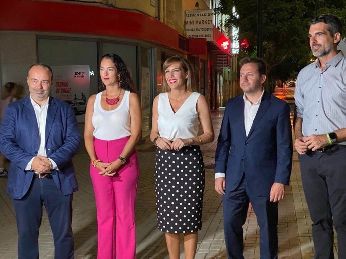 La candidata número 1 de Vox por Málaga al Congreso, Patricia Rueda, en el inicio de campaña del 23J