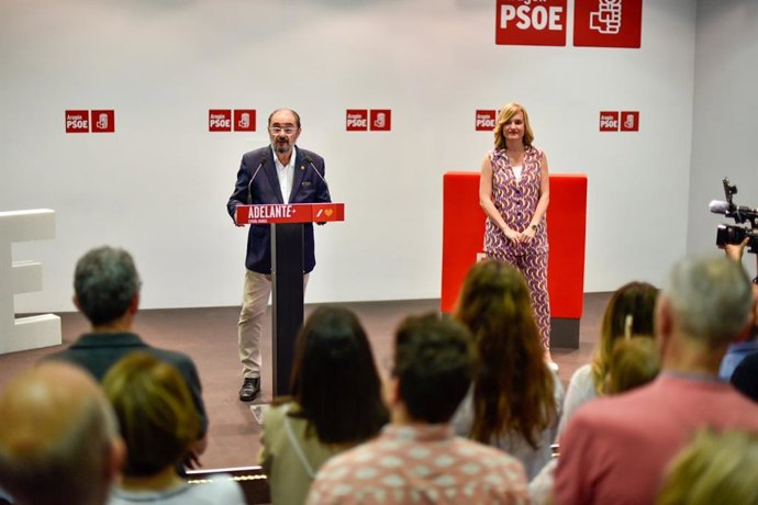 Javier Lambán y Pilar Alegría