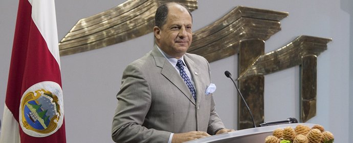 Archivo - El expresidente de Costa Rica, Luis Guillermo Solís.